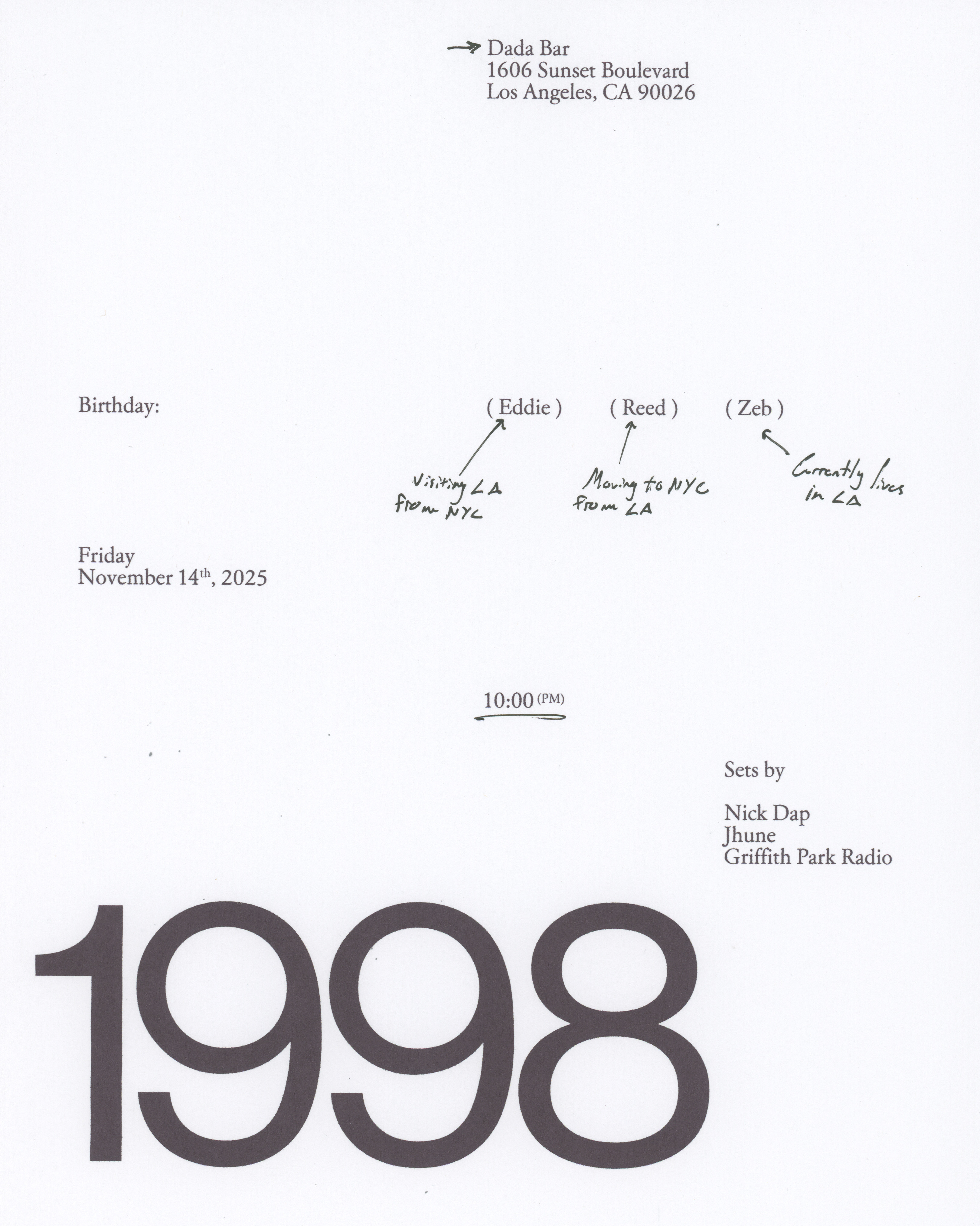 GPR ALL NIGHT LONG Event Poster